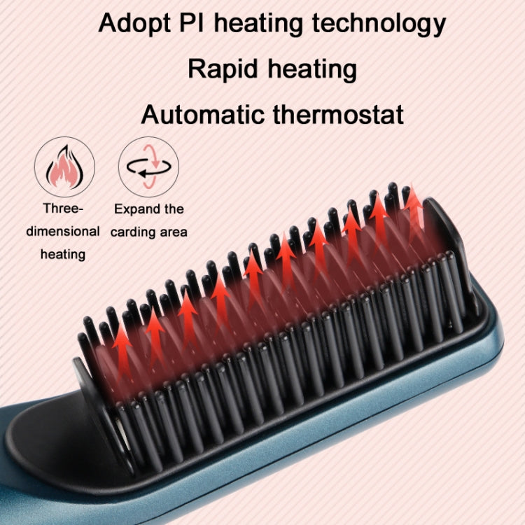 2 In 1 Curling And Straightening Dual-Use Mini Multi-Function Hair Straightener, Colour : Blue - Hair Curler by PMC TechLife | Online Shopping South Africa | PMC TechLife