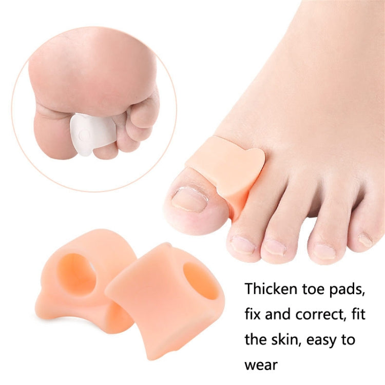 10 Pairs Great Toe Orthosis Separator Soft and Comfortable Toe Care Cover, Size: S(Skin Color) - Corrector by PMC Jewellery | Online Shopping South Africa | PMC Jewellery