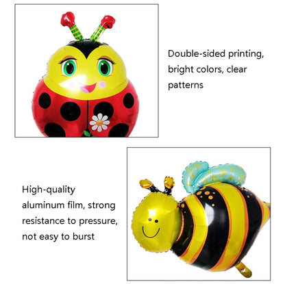 8 PCS 723 Large Cartoon Insect Styling Aluminum Balloon Birthday Party Decorative Balloon, Specification: Seven-star Ladybug - Balloons by PMC Jewellery | Online Shopping South Africa | PMC Jewellery