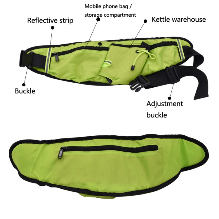 Outdoor Sports Water Bottle Waist Bag Multifunctional Fitness Running Mobile Phone Invisible Waist Bag(Blue) - Waist Bags by PMC Jewellery | Online Shopping South Africa | PMC Jewellery