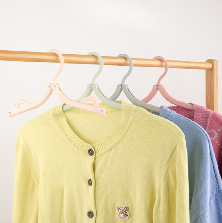 3pcs Portable Travel Folding Hanger Multi-Function Plastic Drying Rack(Pink) - Shelf & Hooks by PMC TechLife | Online Shopping South Africa | PMC TechLife
