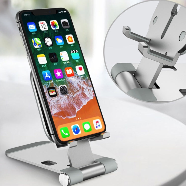 Magsafe Wireless Charging Stand Aluminum Alloy Folding Desktop Live Bracket(Dark Gray) - Desktop Holder by PMC Jewellery | Online Shopping South Africa | PMC Jewellery