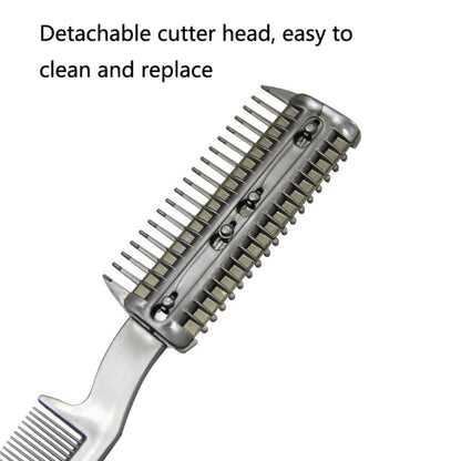 92502 2 PCS Pet Cleaning Dead Hair Hair Removal Knife Soft Hair Removal Comb - Pet Care by PMC Jewellery | Online Shopping South Africa | PMC Jewellery