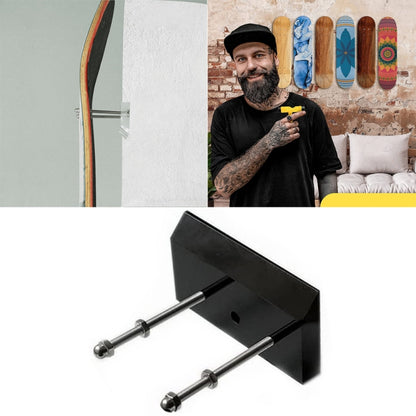 Four-Wheel Skateboard Wall Mount Bracket(Black) - Accessories & Parts by PMC Jewellery | Online Shopping South Africa | PMC Jewellery