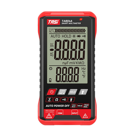 TASI TA804A Auto Digital Intelligent Multimeter OHM NCV Voltage Meter - Digital Multimeter by TASI | Online Shopping South Africa | PMC Jewellery | Buy Now Pay Later Mobicred