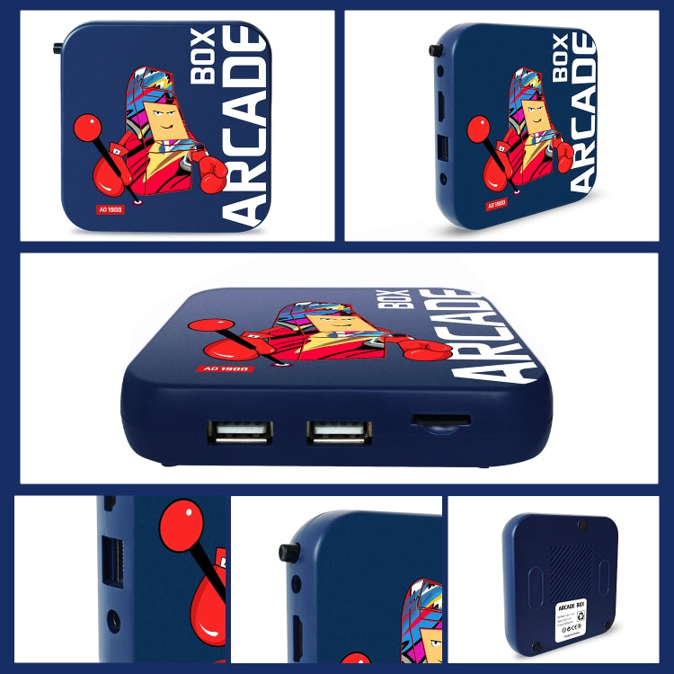 Arcade Box 128G Wireless Video Game Machine Box 4K HD Display For PS1/PSP/N64/DC, UK Plug - Pocket Console by PMC Jewellery | Online Shopping South Africa | PMC Jewellery