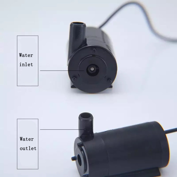 Quiet Mini Horizontal Vertical Submersible Pump, Style: White Horizontal - Fish Tanks & Accessories by PMC TechLife | Online Shopping South Africa | PMC TechLife
