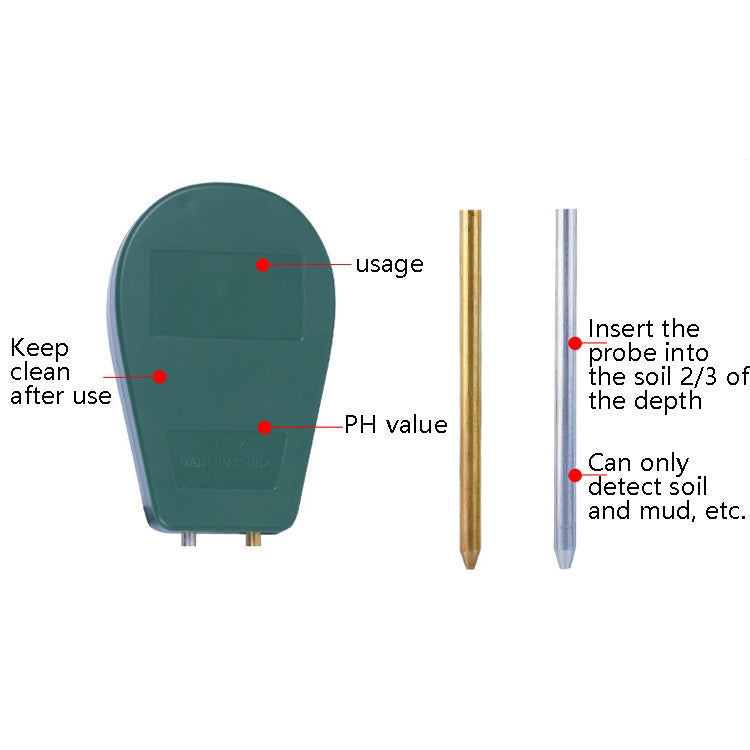 LY101 Flower And Grass Soil Detector PH Cantoneal Alkalin Testor(Blue) - free shipping - PMC TechLife - Order now!