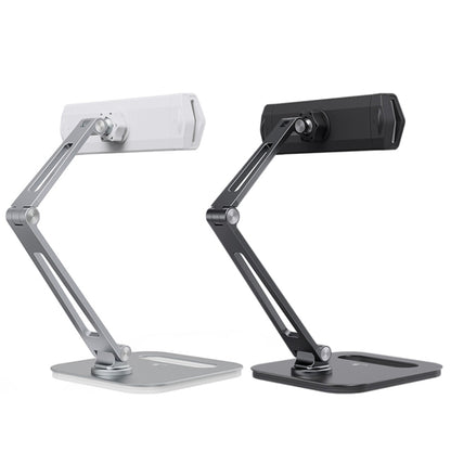 Boneruy P47 Tablet Computer Stand Desktop Mobile Phone Stand(White) - Desktop Holder by BONERUY | Online Shopping South Africa | PMC Jewellery | Buy Now Pay Later Mobicred