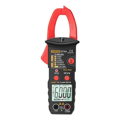 ANENG ST184 Automatically Identify Clamp-On Smart Digital Multimeter(Red) - Digital Multimeter by ANENG | Online Shopping South Africa | PMC Jewellery | Buy Now Pay Later Mobicred