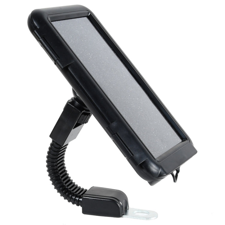 Motorcycle Bicycle Waterproof Mobile Phone Holder, Style: Rearview Mirror (6.5 inch) - Holders by PMC TechLife | Online Shopping South Africa | PMC TechLife