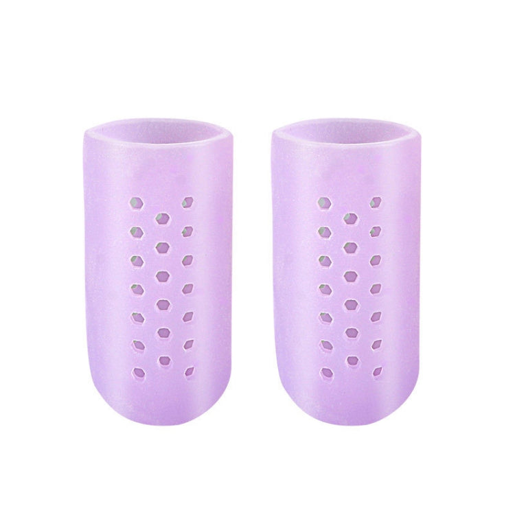 10 Pairs With Hole Toe Set High Heels Anti-Wear Anti-Pain Toe Protective Cover, Size: S(Purple) - Corrector by PMC Jewellery | Online Shopping South Africa | PMC Jewellery