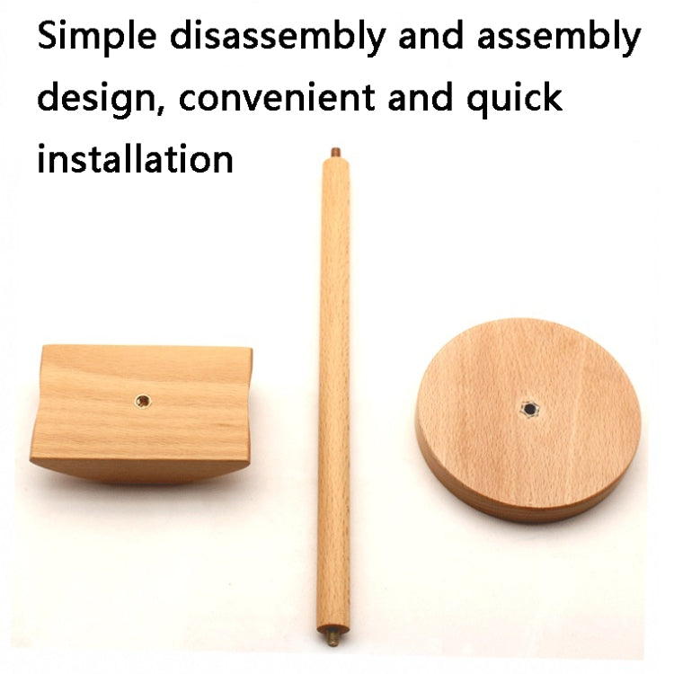 AM-EJZJ001 Desktop Solid Wood Headset Display Stand, Style: B - Anti-lost & Holder by PMC TechLife | Online Shopping South Africa | PMC TechLife