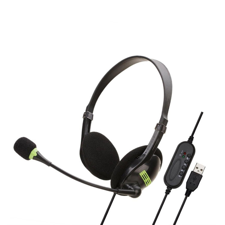Head-Mounted Wired Headset With Microphone, Style: GAE-440 B - Multimedia Headset by PMC TechLife | Online Shopping South Africa | PMC TechLife