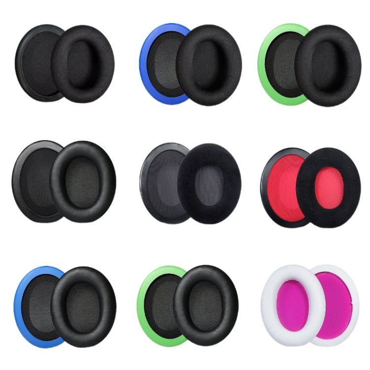 1 Pair Headset Earmuffs For Kingston HyperX Cloud II / Silver / Alpha / Flight / Stinger, Colour: Black Protein Skin - Earmuff & Pad by PMC TechLife | Online Shopping South Africa | PMC TechLife