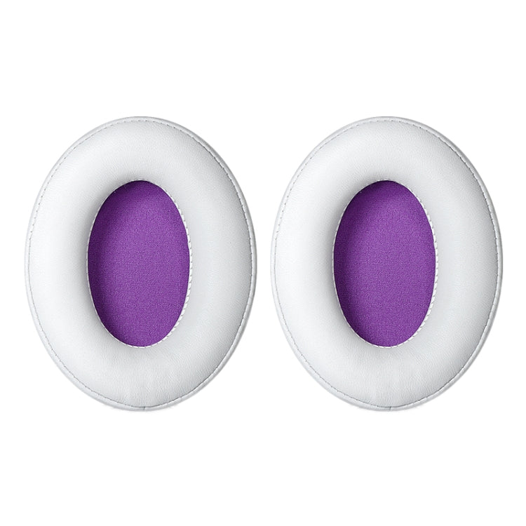 1 Pair Headset Earmuffs For Kingston HyperX Cloud II / Silver / Alpha / Flight / Stinger, Colour: White+Purple Lambskin - Earmuff & Pad by PMC TechLife | Online Shopping South Africa | PMC TechLife