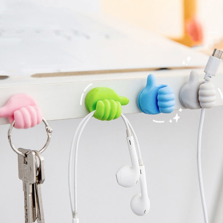 10 PCS Handy Holder Cable Organizer Household Convenience Clip(Blue) - Cable Organizer by PMC TechLife | Online Shopping South Africa | PMC TechLife
