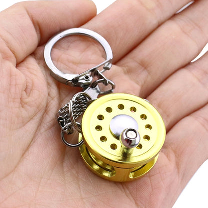 Metal Fishing Wheel Decoration Pendant Mini Wheel Fish Key Chain, Color: A - Key Rings by PMC Jewellery | Online Shopping South Africa | PMC Jewellery