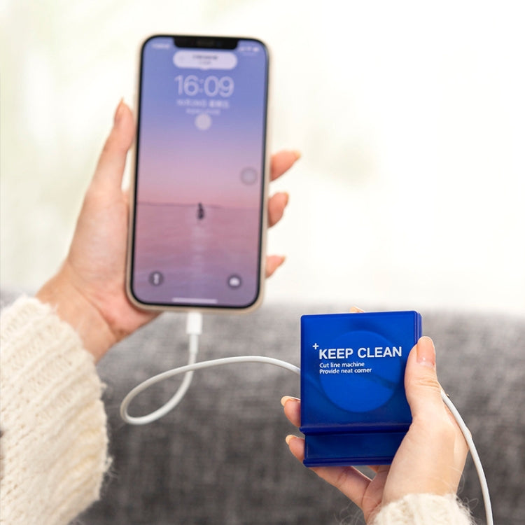 2 Sets Portable Mobile Phone Data Cable Storage Box(Orange+Blue) - Cable Organizer by PMC TechLife | Online Shopping South Africa | PMC TechLife
