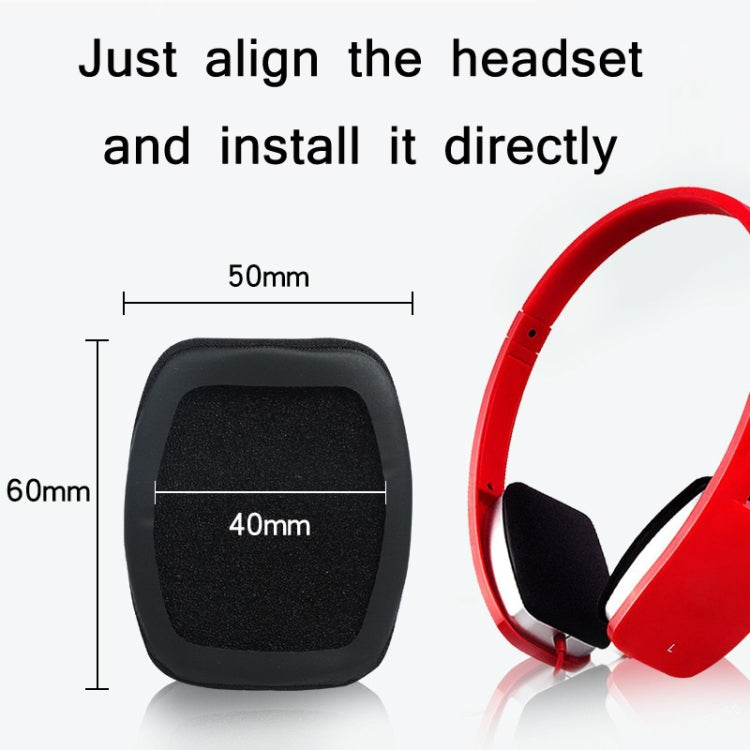 1 Pair Sponge Earphone Cover For Edifier K680 H640P(Purple) - Earmuff & Pad by PMC TechLife | Online Shopping South Africa | PMC TechLife