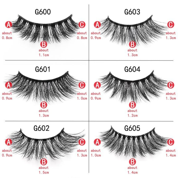 ShiDiShangPin 5 Pairs Mink Fake Eyelashes With Tweezers(G601) - Eyes by PMC Jewellery | Online Shopping South Africa | PMC Jewellery