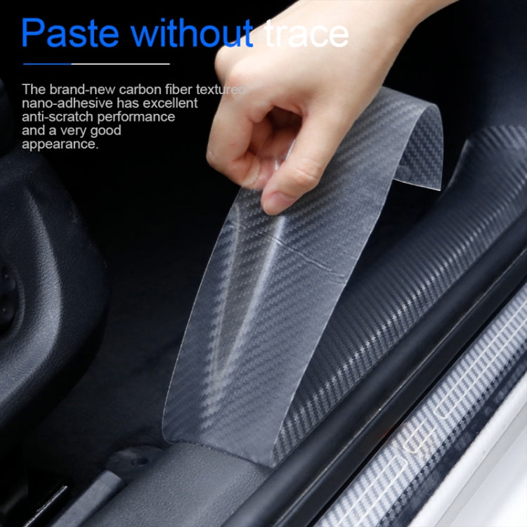 10cm x 5m Car Carbon Fiber Bumper Anti-Collision Strip - Anti Collision Sticker by PMC TechLife | Online Shopping South Africa | PMC TechLife