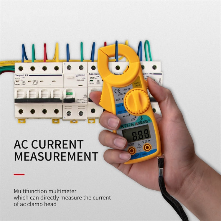 ANENG KT-87N Clamp Voltage And Current Measuring Multimeter(Blue) - Digital Multimeter by ANENG | Online Shopping South Africa | PMC Jewellery | Buy Now Pay Later Mobicred