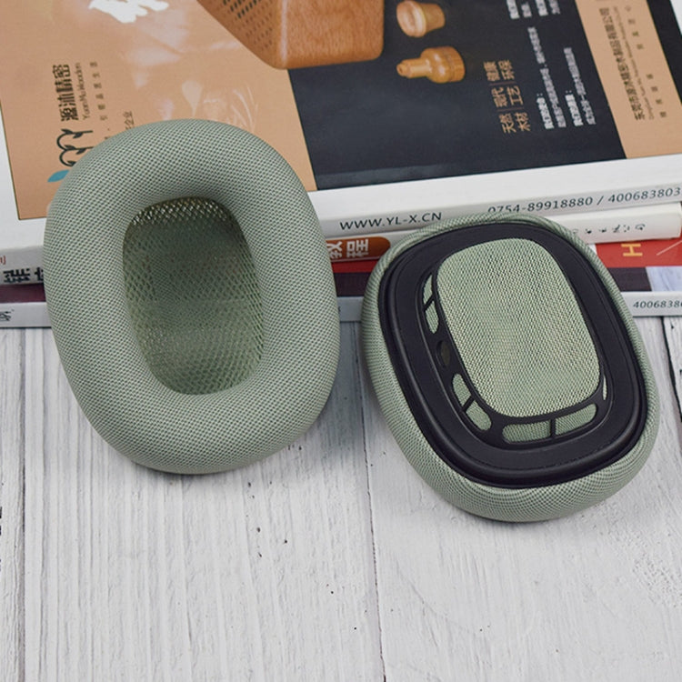 2 PCS Foam Earpads Earmuffs For AirPods Max(Protein Skin Green) - Earmuff & Pad by PMC TechLife | Online Shopping South Africa | PMC TechLife