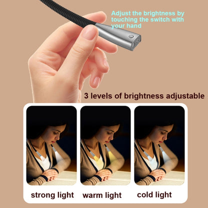 LED Hanging Neck Light Universal Hose Eye Protection Reading Light(Space Silver) -  by PMC Jewellery | Online Shopping South Africa | PMC Jewellery