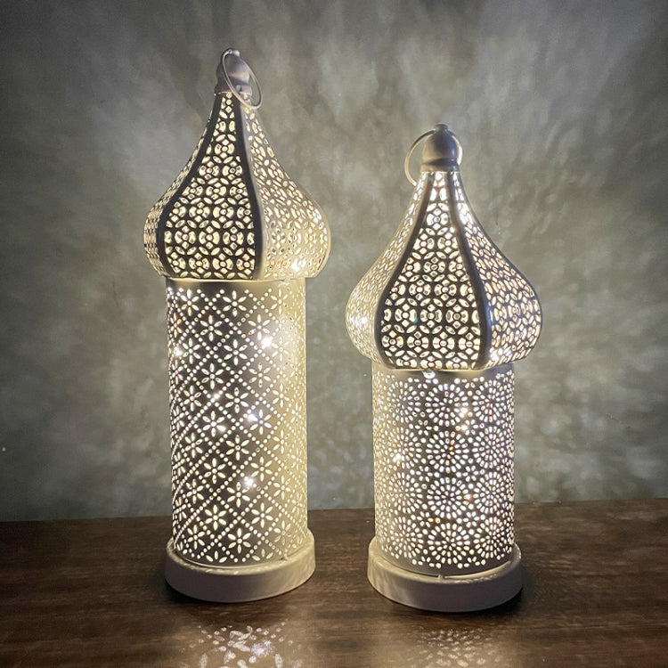 Moroccan Hollow LED Wrought Iron Decorative Lamp, Spec: Small - Holiday Lights by PMC TechLife | Online Shopping South Africa | PMC TechLife