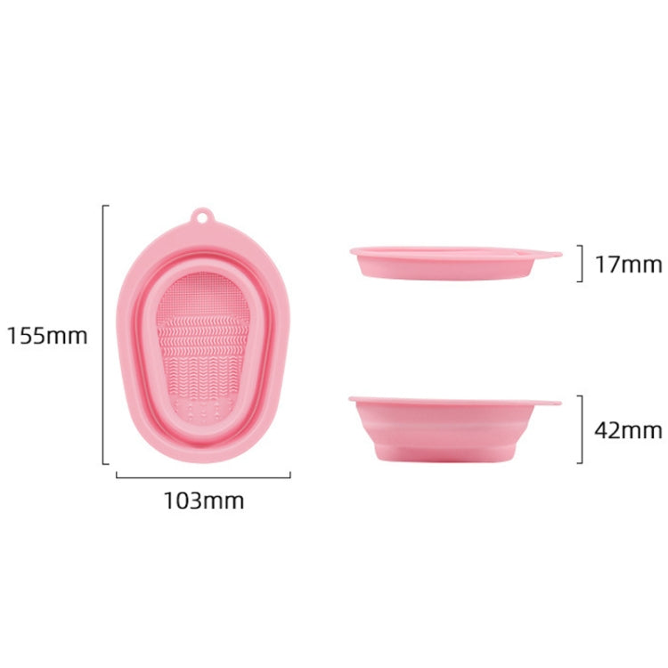 2 PCS Silicone Makeup Brush Puff Cleaning Pad(Rose Red) - Tools by PMC Jewellery | Online Shopping South Africa | PMC Jewellery