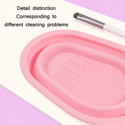 2 PCS Silicone Makeup Brush Puff Cleaning Pad(Purple) - Tools by PMC Jewellery | Online Shopping South Africa | PMC Jewellery