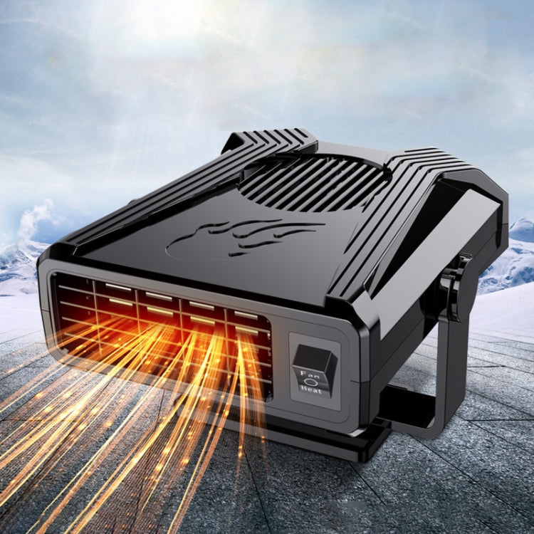 12V Car Heater Fan Defrost Defogger(Black) - Heating & Fans by PMC TechLife | Online Shopping South Africa | PMC TechLife