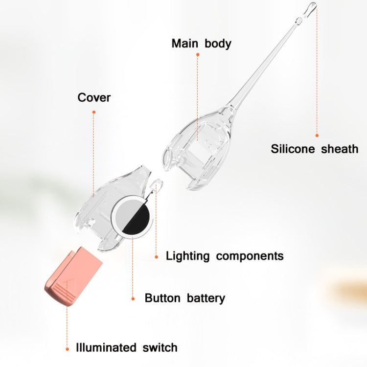 3 PCS Visual Luminous Ear Scoop For Children(Pink) - Ear Care Tools by PMC TechLife | Online Shopping South Africa | PMC TechLife