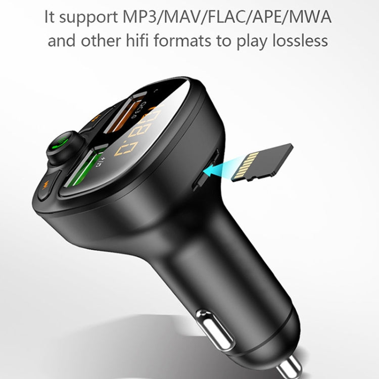 HY-87 Car Bluetooth MP3 Dual USB Car Charger, Style: Regular Version - Car Charger by PMC Jewellery | Online Shopping South Africa | PMC Jewellery