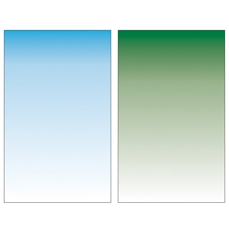 54 x 83cm Gradient Morandi Double-sided Film Photo Props Background Paper(Blue /Green) - Gradient Color by PMC Jewellery | Online Shopping South Africa | PMC Jewellery