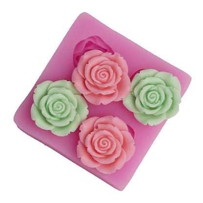 Flower Silicone Mould Handmade Soap Fondant Cake Decoration - Arts & Crafts by PMC Jewellery | Online Shopping South Africa | PMC Jewellery