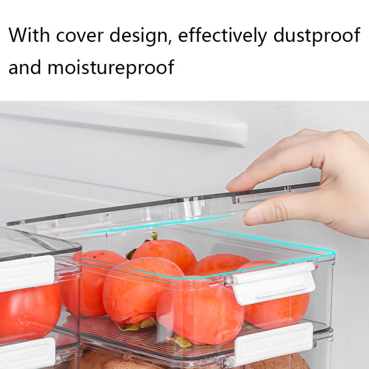 Fruit and Vegetable Refrigerator Crisper with Lid, Specification: TY-9077 - Preservation Supplies by PMC TechLife | Online Shopping South Africa | PMC TechLife