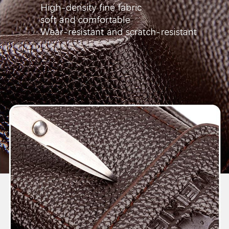 WEIXIER D235 Men Shoulder Bag Portable PU Leather Handbag(Brown) - free shipping - PMC TechLife - Order now!