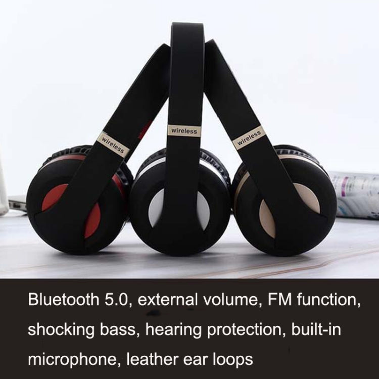 MH4 Mobile Phone Subwoofer Wireless Bluetooth Sports Headset(Gold) - Headset & Headphone by PMC Jewellery | Online Shopping South Africa | PMC Jewellery