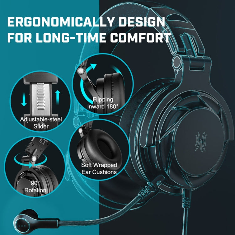 OneOdio PRO GD Phone Tablet Student Wired Headset, Cable Length: 2m(Black) - free shipping - PMC TechLife - Order now!