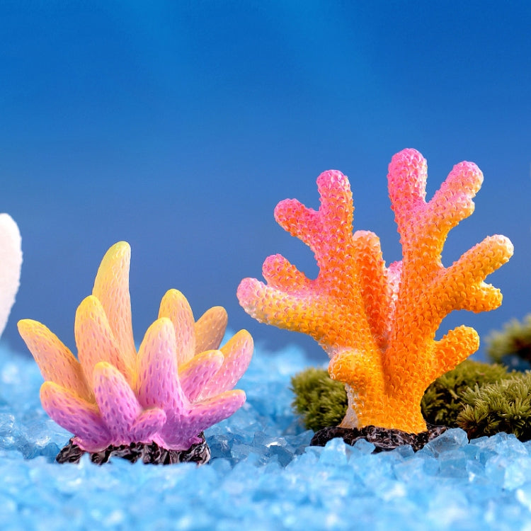 10 PCS Simulation Resin Coral Aquarium Fish Tank Small Ornaments, Colour: No. 8 Colorful - Fish Tank Decoration by PMC Jewellery | Online Shopping South Africa | PMC Jewellery