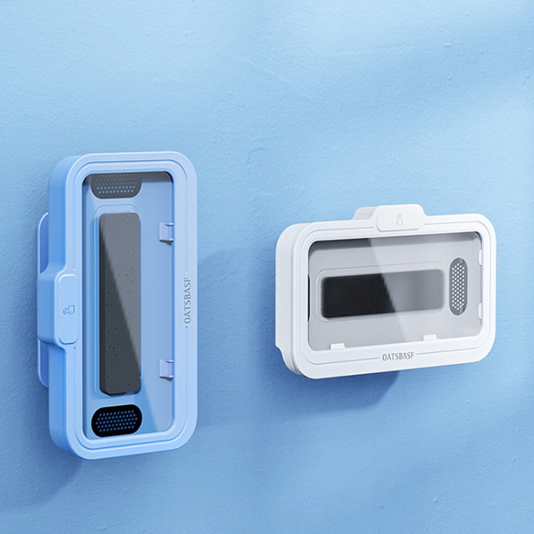 Oatsbasf  Bathroom Waterproof Phone Case Holder Shower Phone Box Wall Mount Phone Holder(White) - Hand-Sticking Bracket by Oatsbasf | Online Shopping South Africa | PMC Jewellery