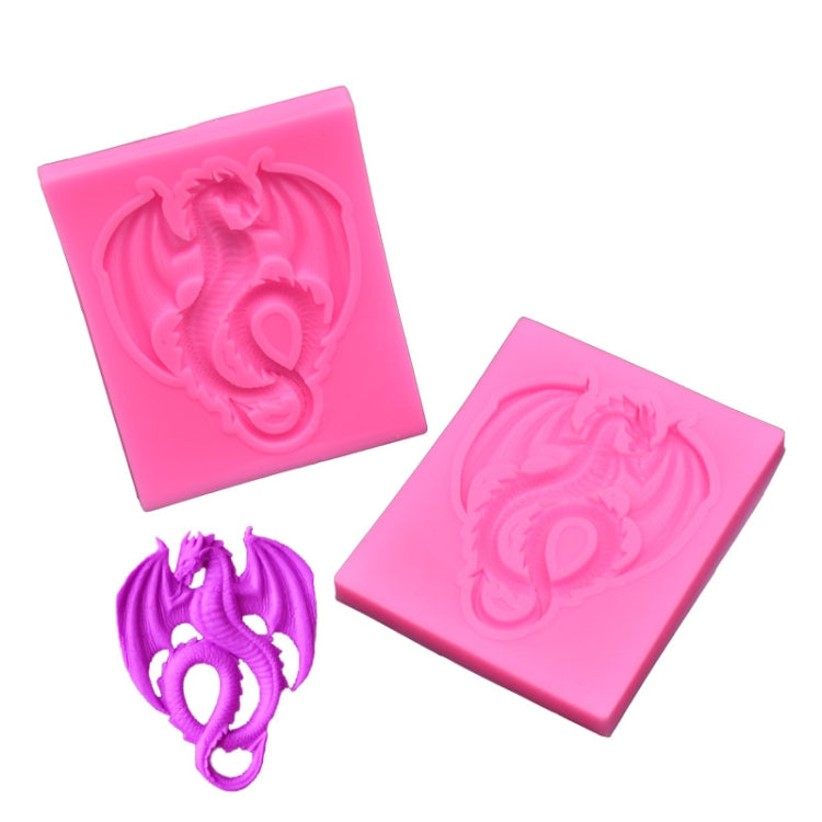 2 PCS Pterodactyl Chocolate Cake Clay Decoration DIY Silicone Mold(Large Pink) - Arts & Crafts by PMC Jewellery | Online Shopping South Africa | PMC Jewellery