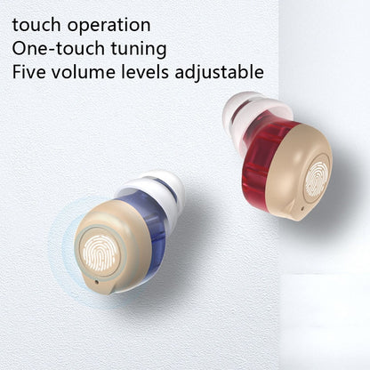Older Young Sound Amplifier Sound Collector Hearing Aid(Red Blue) - Hearing Aids by null | Online Shopping South Africa | PMC Jewellery
