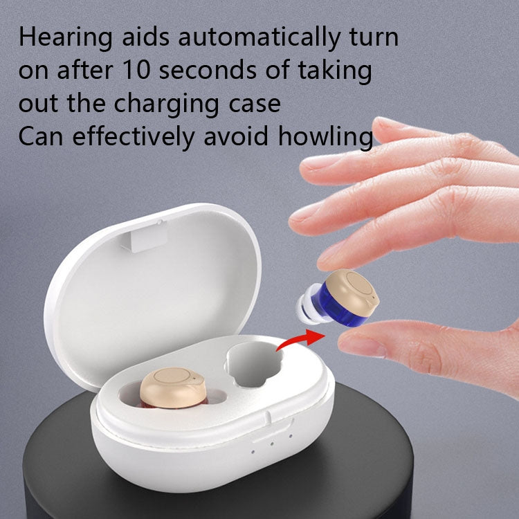 Older Young Sound Amplifier Sound Collector Hearing Aid(Red Blue) - Hearing Aids by null | Online Shopping South Africa | PMC Jewellery