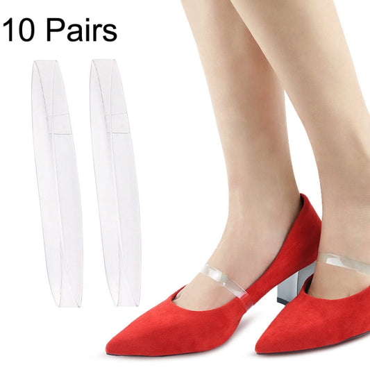 10 Pairs Invisible Transparent High Heels Anti-drop Laces(Transparent) - shoelaces by PMC Jewellery | Online Shopping South Africa | PMC Jewellery