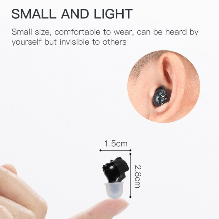 Magnetic Charge Dual-unit Sound Collector, Specification: US Plug(Black) - Hearing Aids by PMC TechLife | Online Shopping South Africa | PMC TechLife