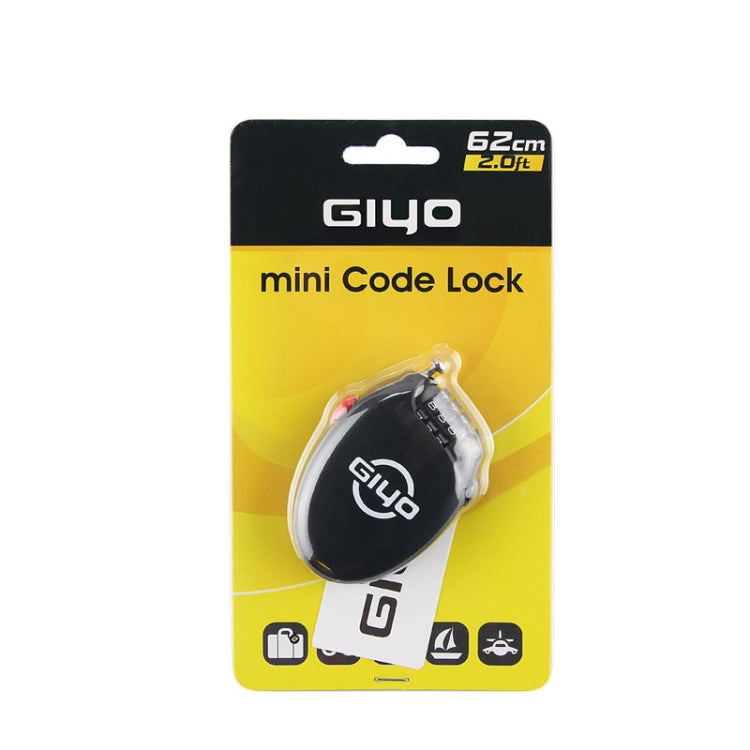 GIYO  L-01 Bicycle Cable Lock Mini Combination Code Lock Anti-theft Luggage Backpack Lock - Bicycle Locks & Bicycle Pumps by GIYO | Online Shopping South Africa | PMC Jewellery