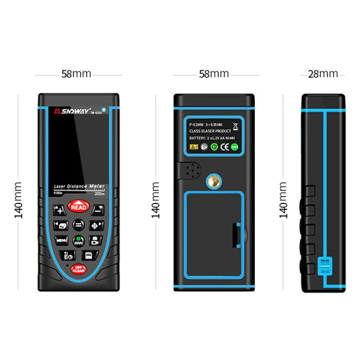 SNDWAY Outdoor Camera Laser Rangefinder, Style: Video + Image + Bluetooth + Drawing - Laser Rangefinder by SNDWAY | Online Shopping South Africa | PMC Jewellery | Buy Now Pay Later Mobicred